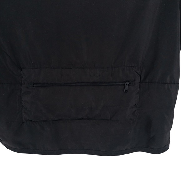 Bearded Goat Men's Med Full Zip Packable Windbreaker Black Outdoor Hiking Jacket - Picture 4 of 9